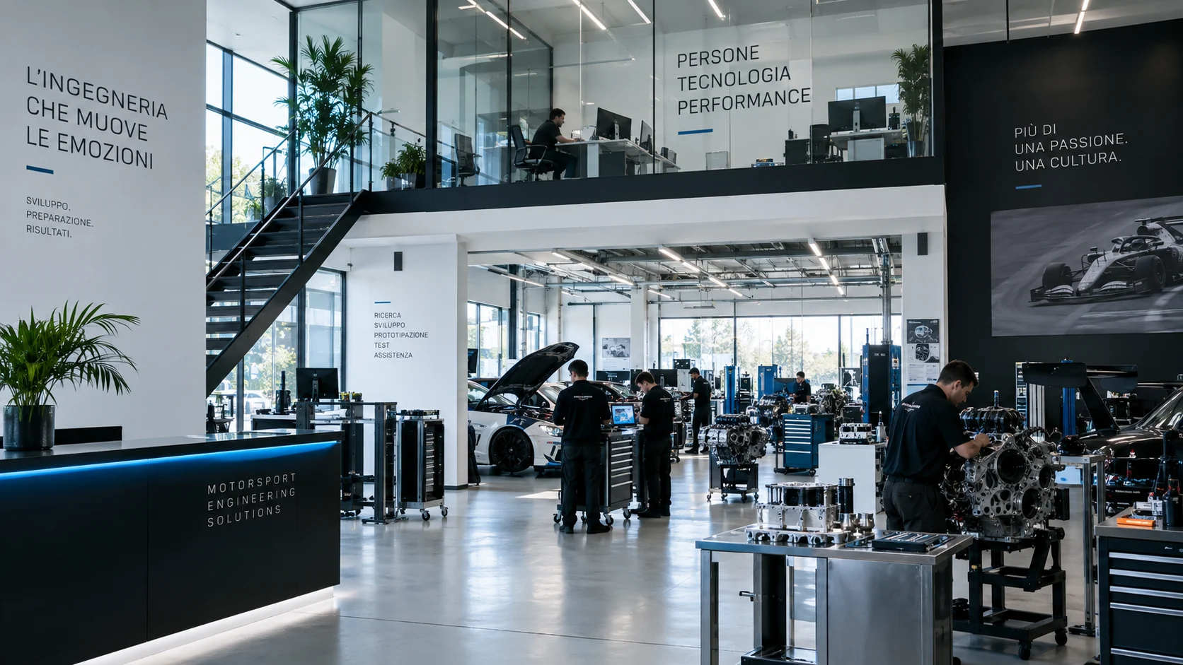 Laboratorio e sede tecnica